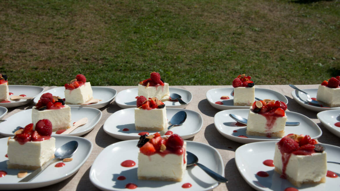 Cheesecake à l&rsquo;assiette